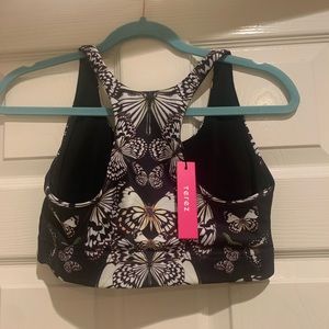 Terez sports bra (butterfly pattern)